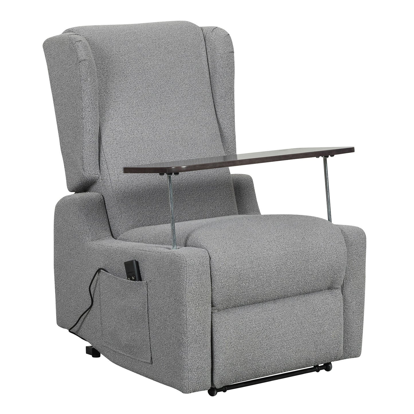 Ergotech : Alza persona con meccanica relax  2 motori. Braccioli estraibili maniglie tavolino full memory Roller