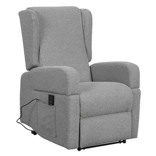 Ergotech : Alza persona con meccanica relax  2 motori. Braccioli estraibili maniglie tavolino full memory Roller