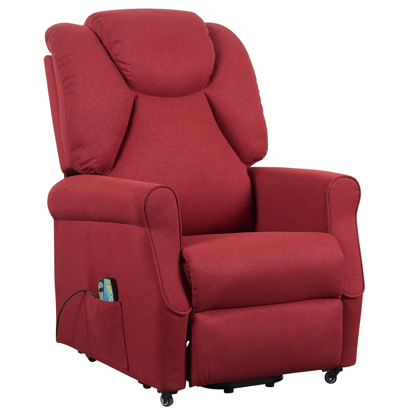 Sime1 1M Vibro: Lifter mit Relax 1-Motor und Vibromassage. Frühe Trittbretterhöhung. 4-Rad-Set mit Bremse