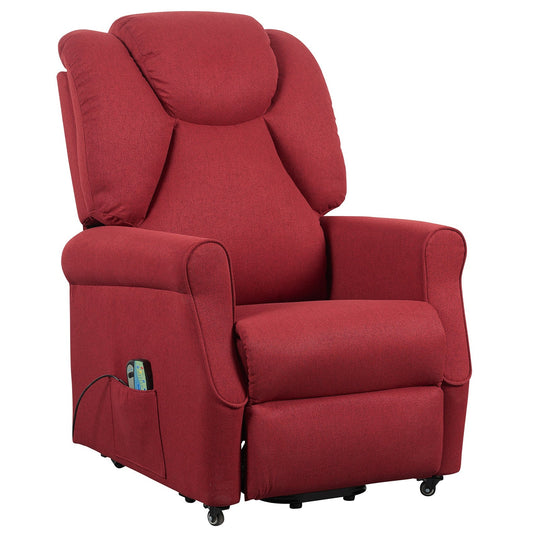Sime1 1M Vibro : Alza persona  con meccanica relax 1 motore e Vibromassaggio e Riscaldamento. Kit 4 ruote con freno